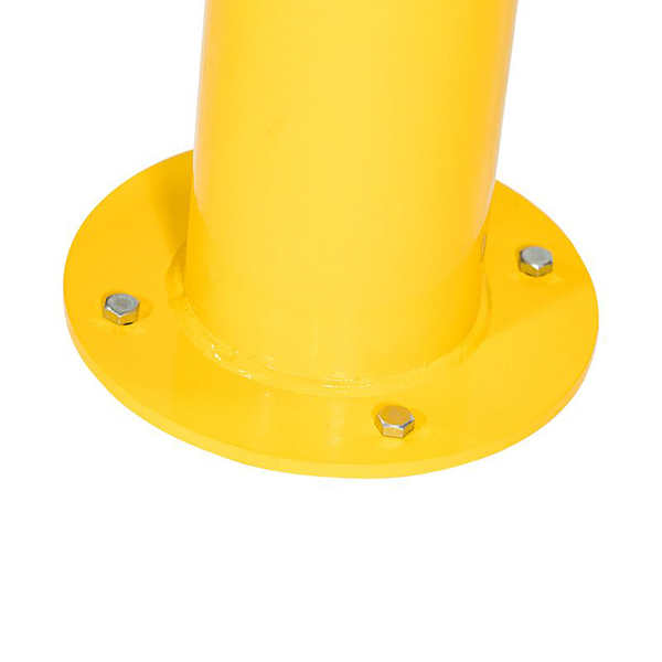 Bolt Down Metal Road Safety Protection Yellow Post