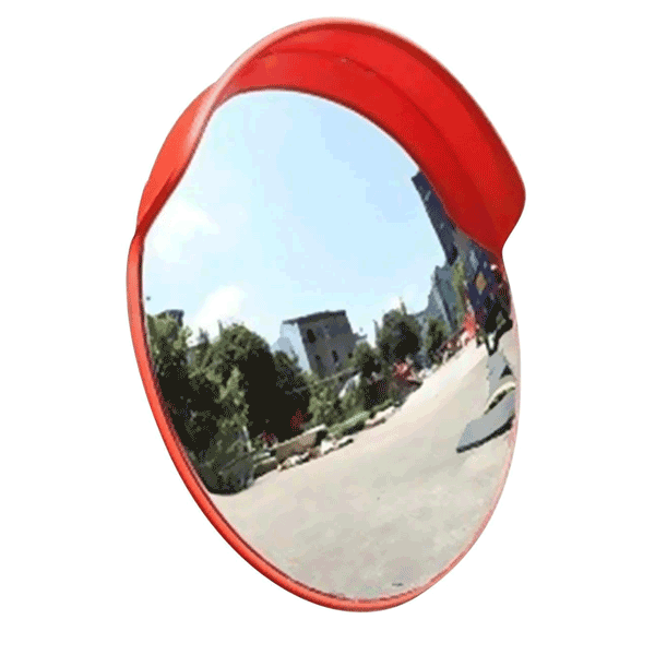 Convex Safety Mirror 60CM for Driveway Wide Angle Visible High-Definition Convex Security Mirror with Plastic Body