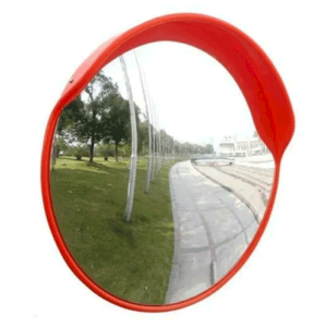 Convex Safety Mirror 60CM for Driveway Wide Angle Visible High-Definition Convex Security Mirror with Plastic Body