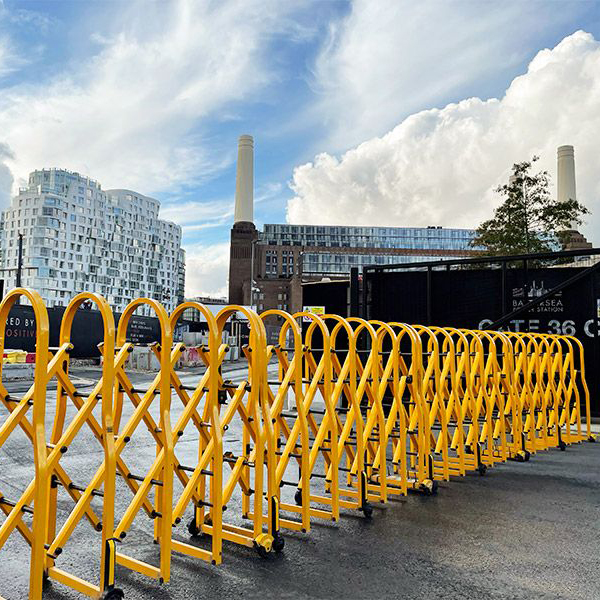 Durable Aluminum Yellow Expandable Safety Gate Barriers