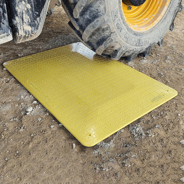 Extremely Durable Yellow Pedestrian Hole Cover