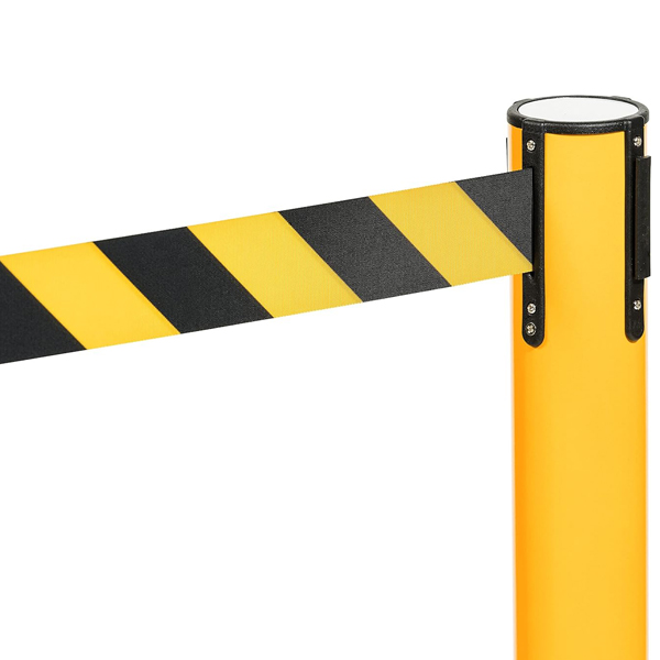  Rectangular Pull Out Yellow Barrier 