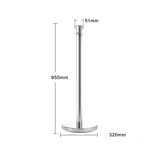 Stainless Steel Elegance Stanchion Post