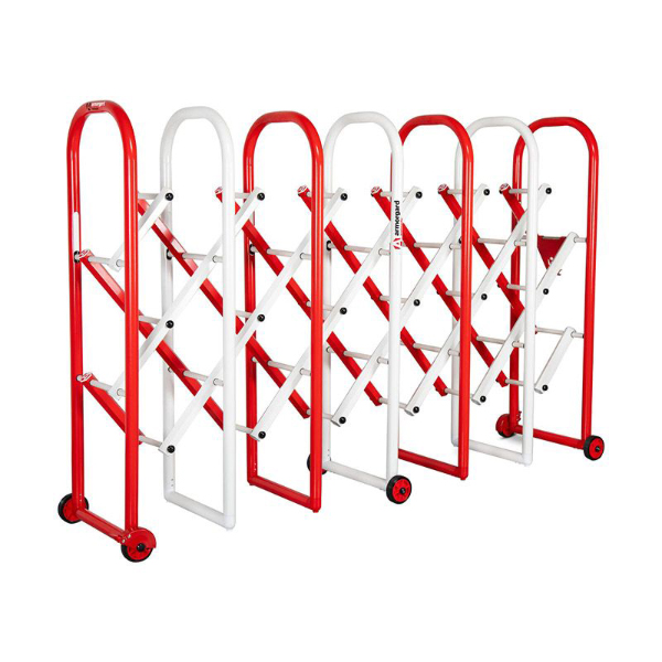 Ultra-Strong Aluminium Expandable Barrier Gate- Red & White