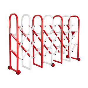 Ultra-Strong Aluminium Expandable Barrier Gate- Red & White