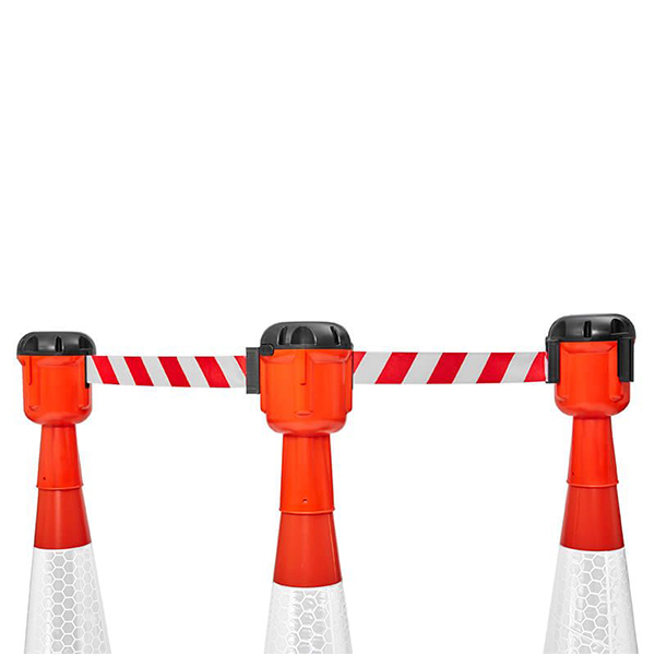 Waterproof Cone Barrier Warning Tape For Road Maintenance