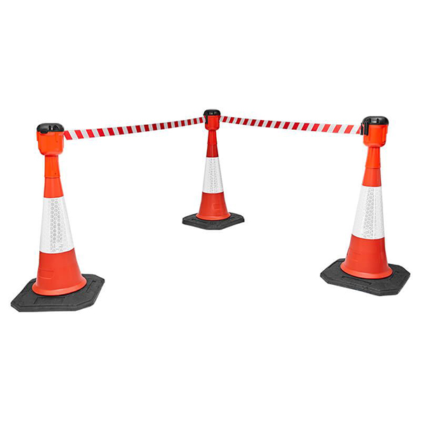 Waterproof Cone Barrier Warning Tape For Road Maintenance