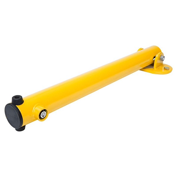 Yellow Fold Down Driveway Security Post Barrier