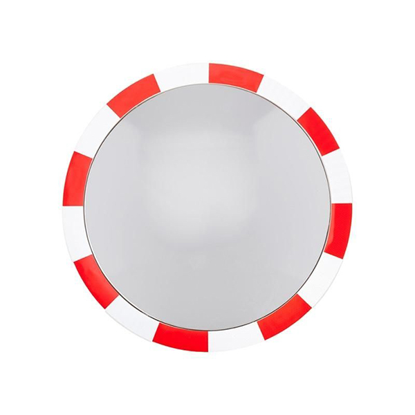 Zinc-Plated Convex Road Mirror Highly Versatile Reflective Edge